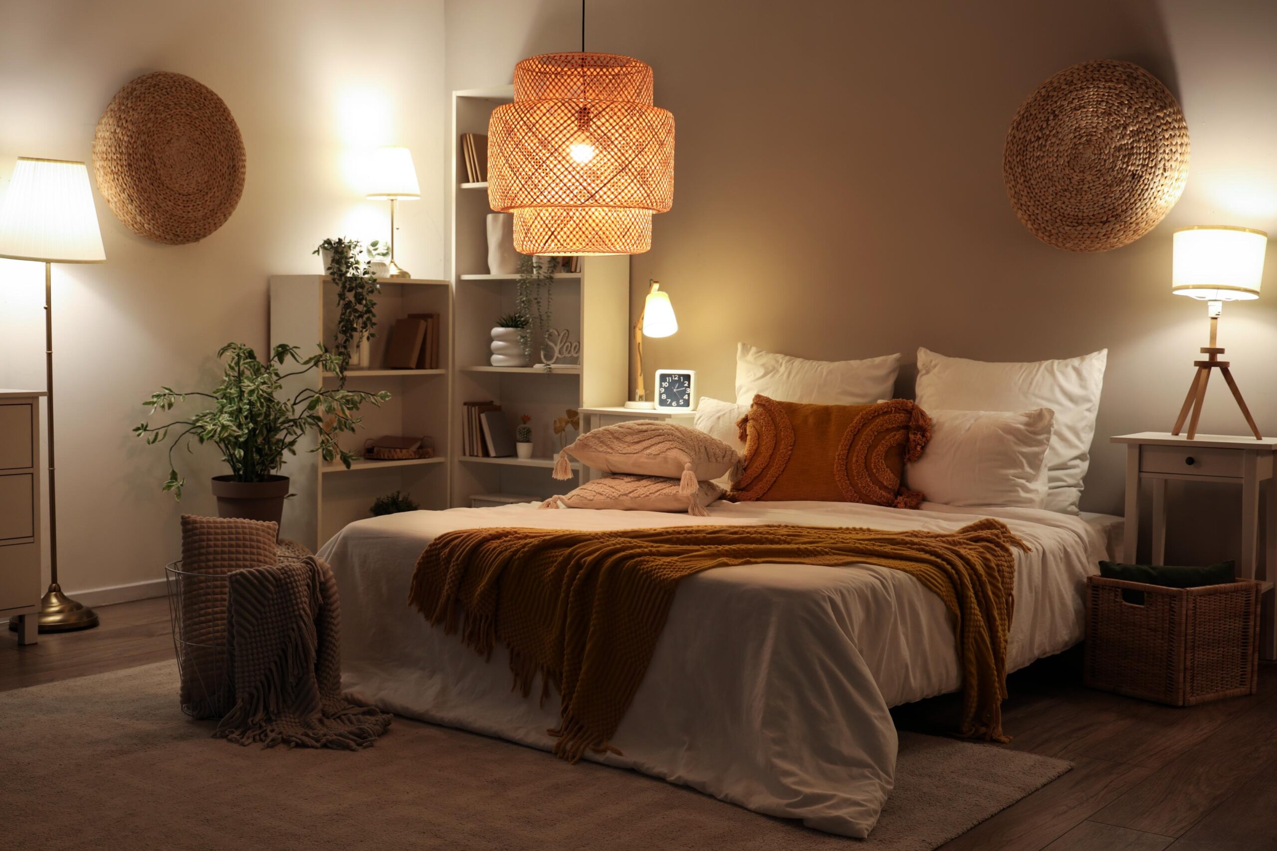 Cozy bedroom interior